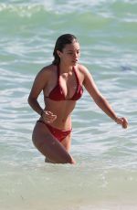 SOPHIA VANTUNO in Bikini at a Beach in Miami 12/07/2017