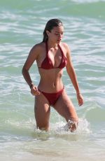 SOPHIA VANTUNO in Bikini at a Beach in Miami 12/07/2017