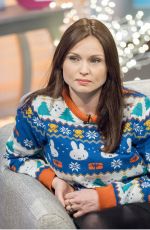 SOPHIE ELLIS-BEXTOR at Llorraine Show in London 12/15/2017