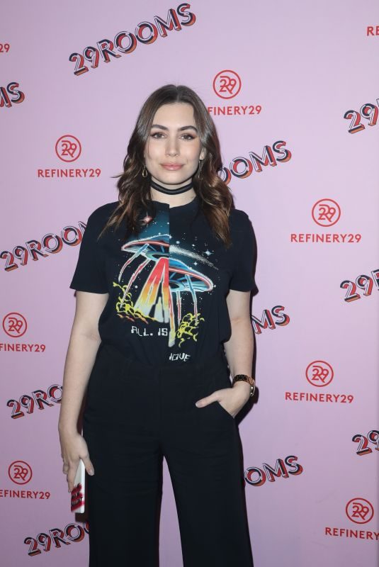 SOPHIE SIMMONS at Refinery29 29Rooms Los Angeles: Turn It Into Art Opening Party 12/06/2017