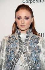 SOPHIE TURNER at An Evening Honoring Louis Vuitton and Nicolas Ghesquiere in New York 11/30/2017