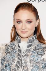 SOPHIE TURNER at An Evening Honoring Louis Vuitton and Nicolas Ghesquiere in New York 11/30/2017