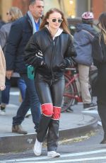 SOPHIE TURNER Out Shopping in New York 12/01/2017