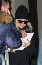 STACY FERGIE FERGUSON Leaves Beacon Theater in New York 12/13/2017