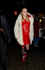 SUKI WATERHOUSE at #freeperiods Protest in London 12/20/2017