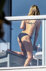 SYLVIE MEIS in Bikini at Balcony of Her Hotel in Miami 12/29/2017