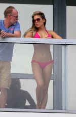 SYLVIE MEIS in Bikini on Htoel Balcony in Miami 12/28/2017