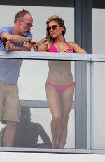SYLVIE MEIS in Bikini on Htoel Balcony in Miami 12/28/2017