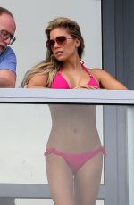 SYLVIE MEIS in Bikini on Htoel Balcony in Miami 12/28/2017