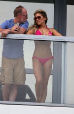 SYLVIE MEIS in Bikini on Htoel Balcony in Miami 12/28/2017
