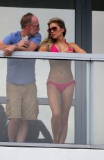 SYLVIE MEIS in Bikini on Htoel Balcony in Miami 12/28/2017