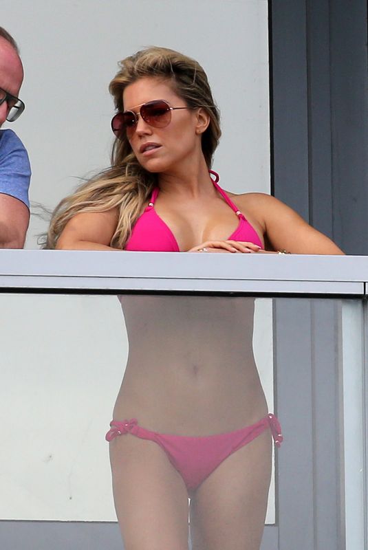 SYLVIE MEIS in Bikini on Htoel Balcony in Miami 12/28/2017