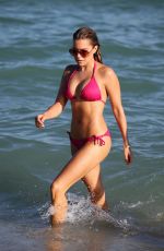 SYLVIE MEIS in Bikini on the Beach in Miami 12/28/2017