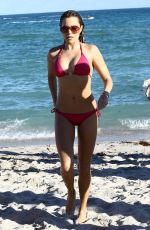 SYLVIE MEIS in Bikini on the Beach in Miami 12/28/2017