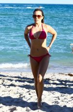 SYLVIE MEIS in Bikini on the Beach in Miami 12/28/2017