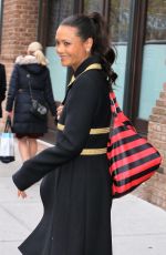 TAHNDIE NEWTON Leaves Her Hotel in New York 11/30/2017