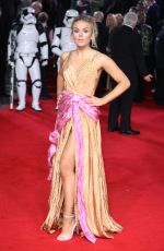 TALLIA STORM at Star Wars: The Last Jedi Premiere in London 12/12/2017