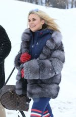 TALLIA STORM on Holiday at St. Moritz 12/24/2017