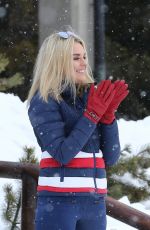 TALLIA STORM on Holiday at St. Moritz 12/24/2017
