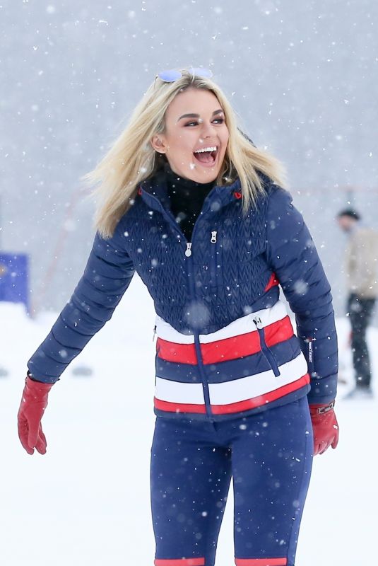 TALLIA STORM on Holiday at St. Moritz 12/24/2017