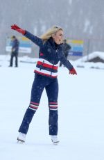 TALLIA STORM on Holiday at St. Moritz 12/24/2017