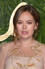 TANYA BURR at British Fashion Awards 2017 in London 12/04/2017
