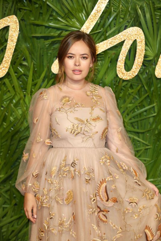 TANYA BURR at British Fashion Awards 2017 in London 12/04/2017