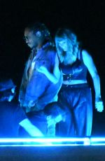 TAYLOR SWIFT and Future on the Set of Her New Music Video at Luxury Yacht in Miami 12/19/2017