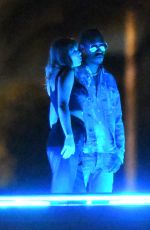 TAYLOR SWIFT and Future on the Set of Her New Music Video at Luxury Yacht in Miami 12/19/2017