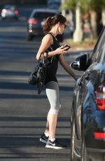 TERI HATCHER in Leggings Out in Los Angeles 12/27/2017
