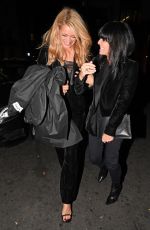 TESS DALY and CLAUDIA WINKLEMAN Leaves Dorchester Hotel in London 11/29/2017