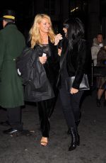 TESS DALY and CLAUDIA WINKLEMAN Leaves Dorchester Hotel in London 11/29/2017