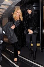 TESS DALY and CLAUDIA WINKLEMAN Leaves Dorchester Hotel in London 11/29/2017