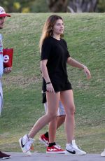 THYLANE BLONDEAU in Jeans Shorts Out in Miami 12/23/2017