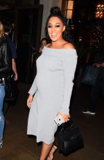 TIA MOWRY Arrives at a Children