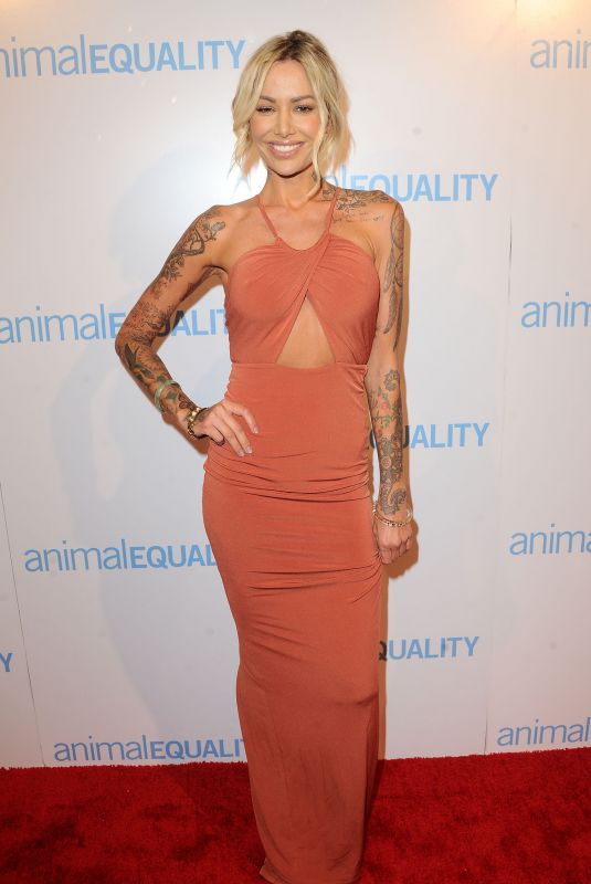 TINA LOUISE at Animal Equality Global Action Annual Gala in Los Angeles 12/02/2017