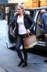 UMA THURMAN Arrives at at Her Matinee Performance of The Parisian Woman in New York 12/10/2017