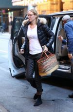 UMA THURMAN Arrives at at Her Matinee Performance of The Parisian Woman in New York 12/10/2017