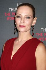 UMA THURMAN at The Parisian Woman Opening Night in New York 11/30/2017