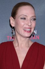 UMA THURMAN at The Parisian Woman Opening Night in New York 11/30/2017