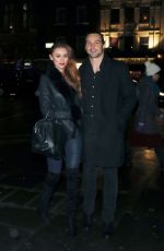 UNA HEALY and Ben Foden at Mahiki in London 12/02/2017