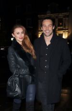 UNA HEALY and Ben Foden at Mahiki in London 12/02/2017