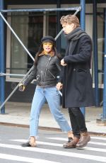 VANESSA HUDGENS and Austin Butler Out for Lunch in New York 12/02/2017