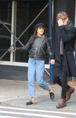 VANESSA HUDGENS and Austin Butler Out for Lunch in New York 12/02/2017