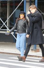 VANESSA HUDGENS and Austin Butler Out for Lunch in New York 12/02/2017