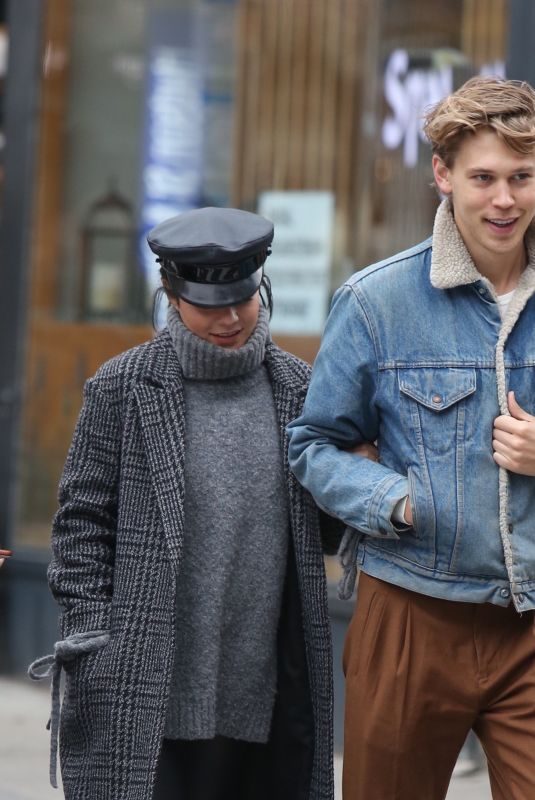 VANESSA HUDGENS and Austin Butler Out in New York 12/03/2017