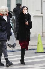 VANESSA HUDGENS Having Coffee Break to the Set of Second Act in New York 12/15/2017