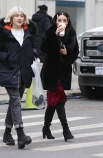 VANESSA HUDGENS Having Coffee Break to the Set of Second Act in New York 12/15/2017