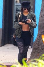 VANESSA HUDGENS Heading to a Gym in Los Angeles 12/20/2017