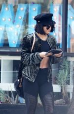 VANESSA HUDGENS Heading to a Gym in Los Angeles 12/20/2017